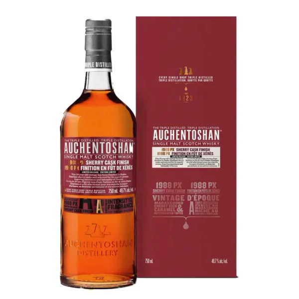 Auchentoshan 1988 PX Sherry Cask 750ml Auchentoshan 1988 PX Sherry Cask 750ml - TAG Liquor Stores Canada | Beer, Wine, Spirits & Gift Baskets Canada-wide Delivery