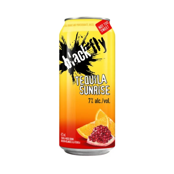 Black Fly Tequila Sunrise Cocktail Single Can - TAG Liquor Stores Canada | Beer, Wine, Spirits & Gift Baskets Canada-wide Delivery