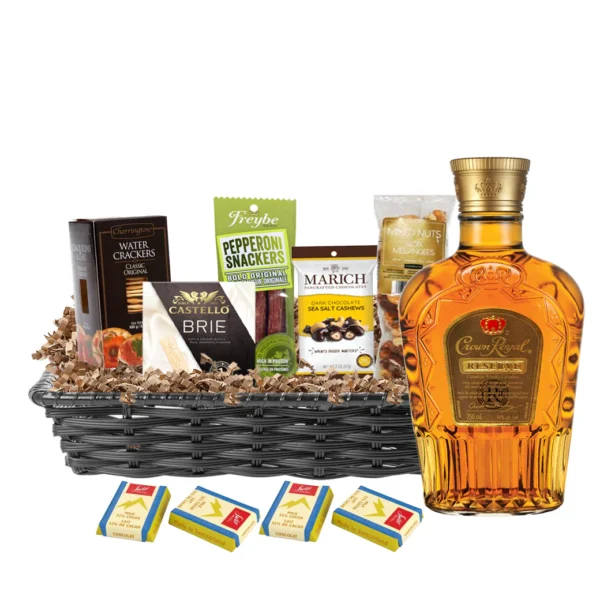 Crown Royal Special Reserve Whiskey 750ml Gift Basket Premium - TAG Liquor Stores Canada | Beer, Wine, Spirits & Gift Baskets Canada-wide Delivery