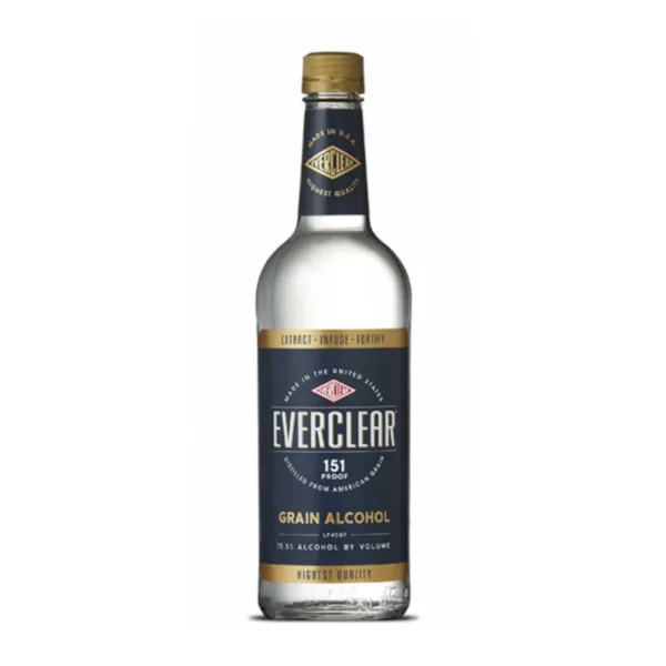 Everclear 151 Proof Grain Alcohol 750ml - TAG Liquor Stores Canada | Beer, Wine, Spirits & Gift Baskets Canada-wide Delivery