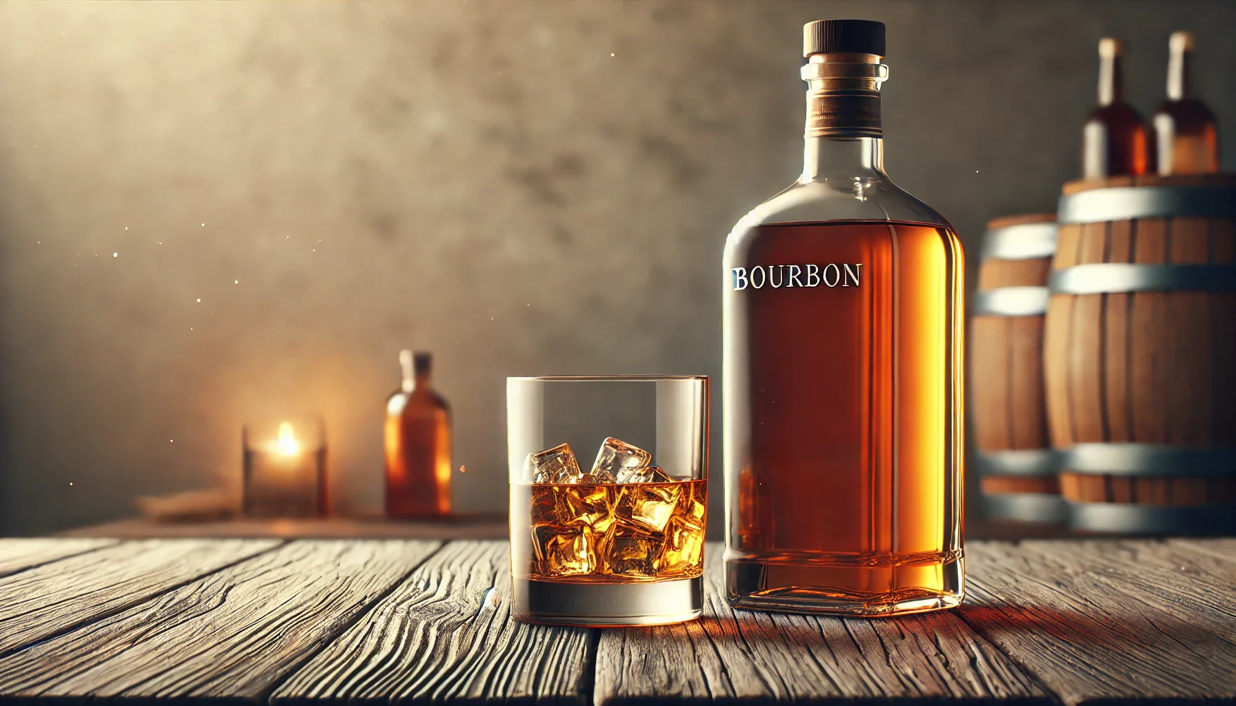Exploring Bourbon 1 A bottle and glass of Bourbon Whisky TAG Liquor Stores Canada | Beer, Wine, Spirits & Gift Baskets Canada-wide Delivery