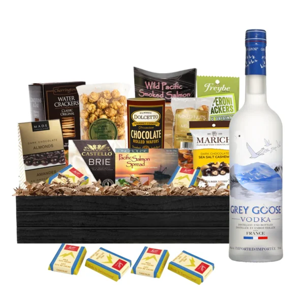 Grey Goose Vodka 750ml Gift Basket Premium - TAG Liquor Stores Canada | Beer, Wine, Spirits & Gift Baskets Canada-wide Delivery