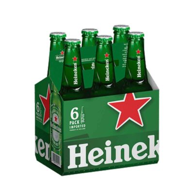 Heineken Original Lager Beer 6 Pack Bottles - TAG Liquor Stores Canada | Beer, Wine, Spirits & Gift Baskets Canada-wide Delivery