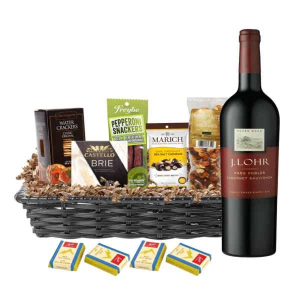 J Lohr Seven Oaks Cabernet Sauvignon 750ml Gift Basket Premium - TAG Liquor Stores Canada | Beer, Wine, Spirits & Gift Baskets Canada-wide Delivery