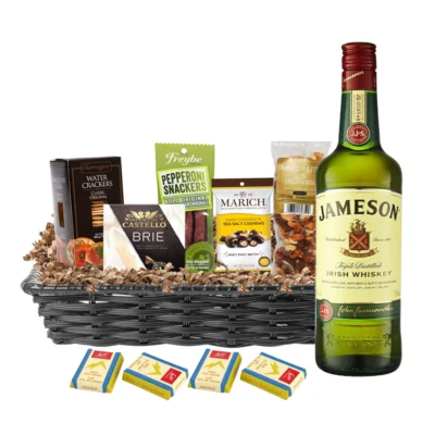 Jamesons Irish Whiskey 750ml Gift Basket Premium - TAG Liquor Stores Canada | Beer, Wine, Spirits & Gift Baskets Canada-wide Delivery