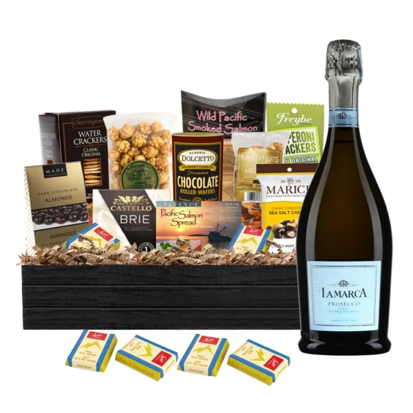 La Marca Prosecco 750ml Gift Basket Premium - TAG Liquor Stores Canada | Beer, Wine, Spirits & Gift Baskets Canada-wide Delivery