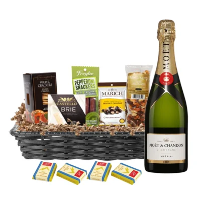 Moët & Chandon Impérial Brut Champagne 750ml Gift Basket Premium - TAG Liquor Stores Canada | Beer, Wine, Spirits & Gift Baskets Canada-wide Delivery