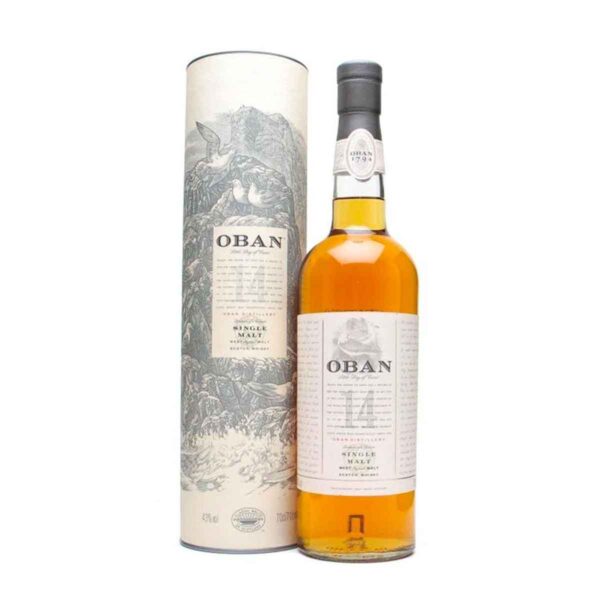 Oban 14 Year Old Single Malt Scotch Whisky 750ml Oban 14 Year Old Single Malt Scotch Whisky 750ml - TAG Liquor Stores Canada | Beer, Wine, Spirits & Gift Baskets Canada-wide Delivery