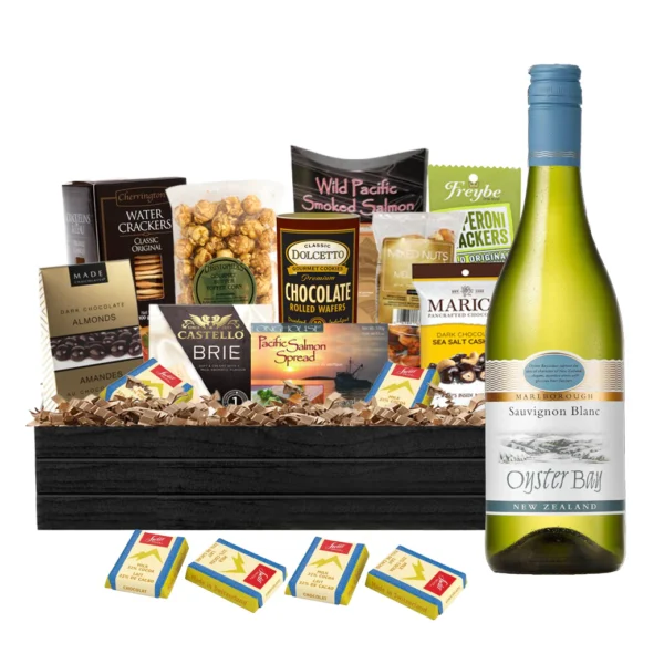 Oyster Bay Sauvignon Blanc Marlborough 750ml Gift Basket Premium - TAG Liquor Stores Canada | Beer, Wine, Spirits & Gift Baskets Canada-wide Delivery