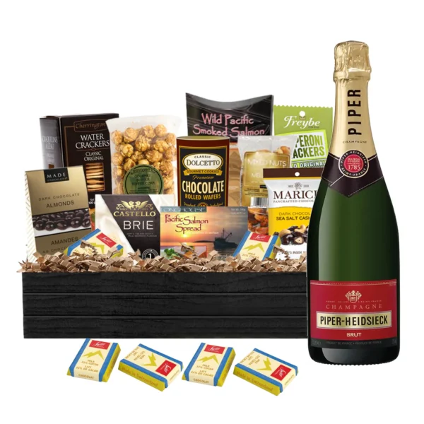 Piper-Heidsieck Brut Champagne 750ml Gift Basket Luxury - TAG Liquor Stores Canada | Beer, Wine, Spirits & Gift Baskets Canada-wide Delivery