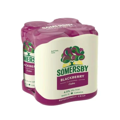 Somersby Blackberry Cider 4 Pack Cans - TAG Liquor Stores Canada | Beer, Wine, Spirits & Gift Baskets Canada-wide Delivery