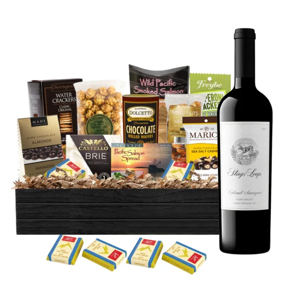 Stags' Leap Cabernet Sauvignon 750ml Gift Basket Premium - TAG Liquor Stores Canada | Beer, Wine, Spirits & Gift Baskets Canada-wide Delivery