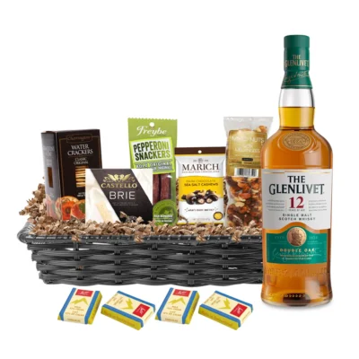 Glenlivet 12 Year Old Single Malt Scotch Whisky 750ml Gift Basket Premium - TAG Liquor Stores Canada | Beer, Wine, Spirits & Gift Baskets Canada-wide Delivery