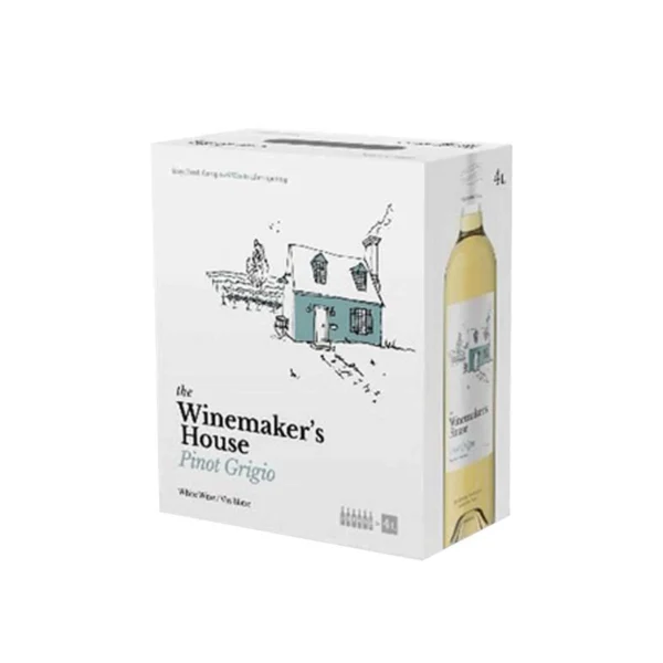 The Winemakers House Pinot Grigio 4L Box - TAG Liquor Stores Canada | Beer, Wine, Spirits & Gift Baskets Canada-wide Delivery