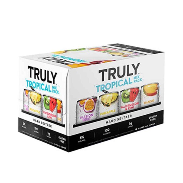 Truly Hard Seltzer Tropical Mix Pack 12 Cans - TAG Liquor Stores Canada | Beer, Wine, Spirits & Gift Baskets Canada-wide Delivery