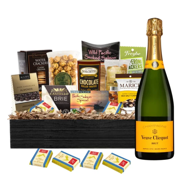 Veuve Clicquot Champagne 750ml Gift Basket Premium - TAG Liquor Stores Canada | Beer, Wine, Spirits & Gift Baskets Canada-wide Delivery