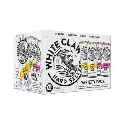 White Claw Hard Seltzer Mixer Pack 12 Cans - TAG Liquor Stores Canada | Beer, Wine, Spirits & Gift Baskets Canada-wide Delivery