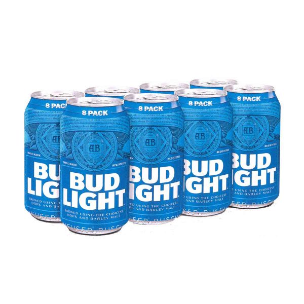 Bud Light 8 Pack Cans Bud Light 8 Pack Cans