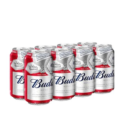 Budweiser 8 Pack Cans Budweiser 8 Pack Cans