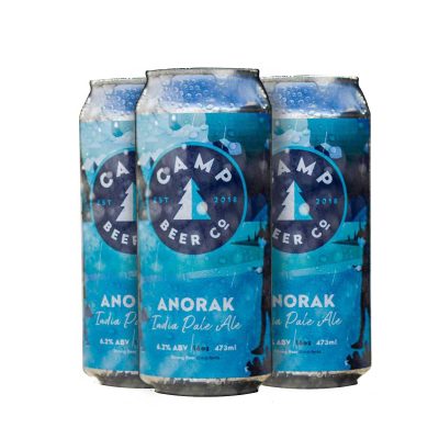 Camp Beer Co. Anorak IPA 4 Pack Cans Camp Beer Co. Anorak IPA 4 Pack Cans