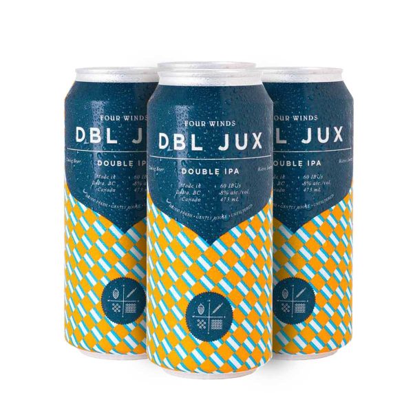 Four Winds Brewing Co. Dbl Jux 4 Pack Tall Cans Four Winds Brewing Co. Dbl Jux 4 Pack Tall Cans