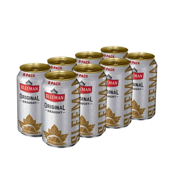 Sleeman Original Draught Cans 8 Pack Cans