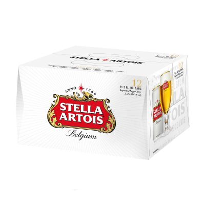 Stella Artois Lager 12 Pack Cans