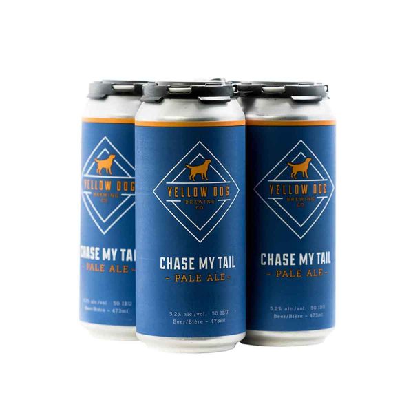 Yellow Dog Brewing Chase My Tail 4 Pack Cans