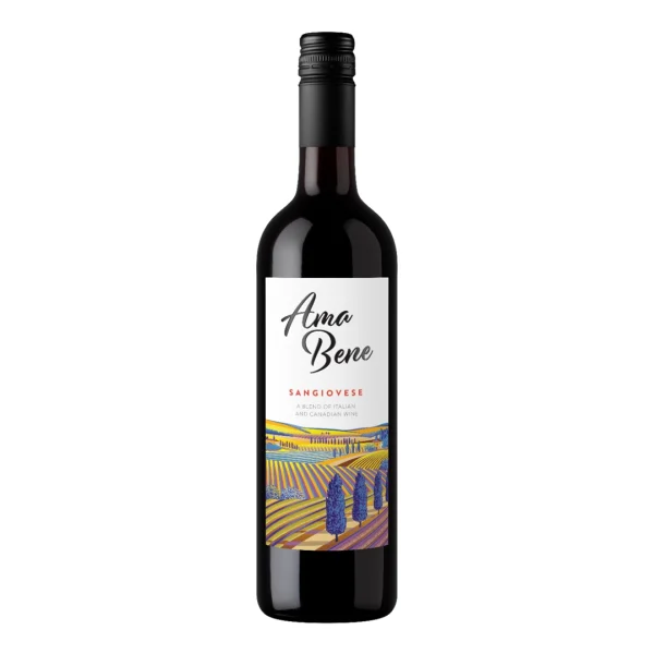 VinoD_ItaliaAmaBeneSangiovese750ml Vino D'Italia Ama Bene Sangiovese 750ml